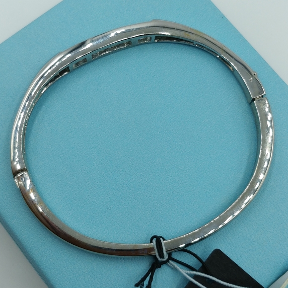Indulgence Diamond Cubic Zirconia Bangle - Picture 5 of 7